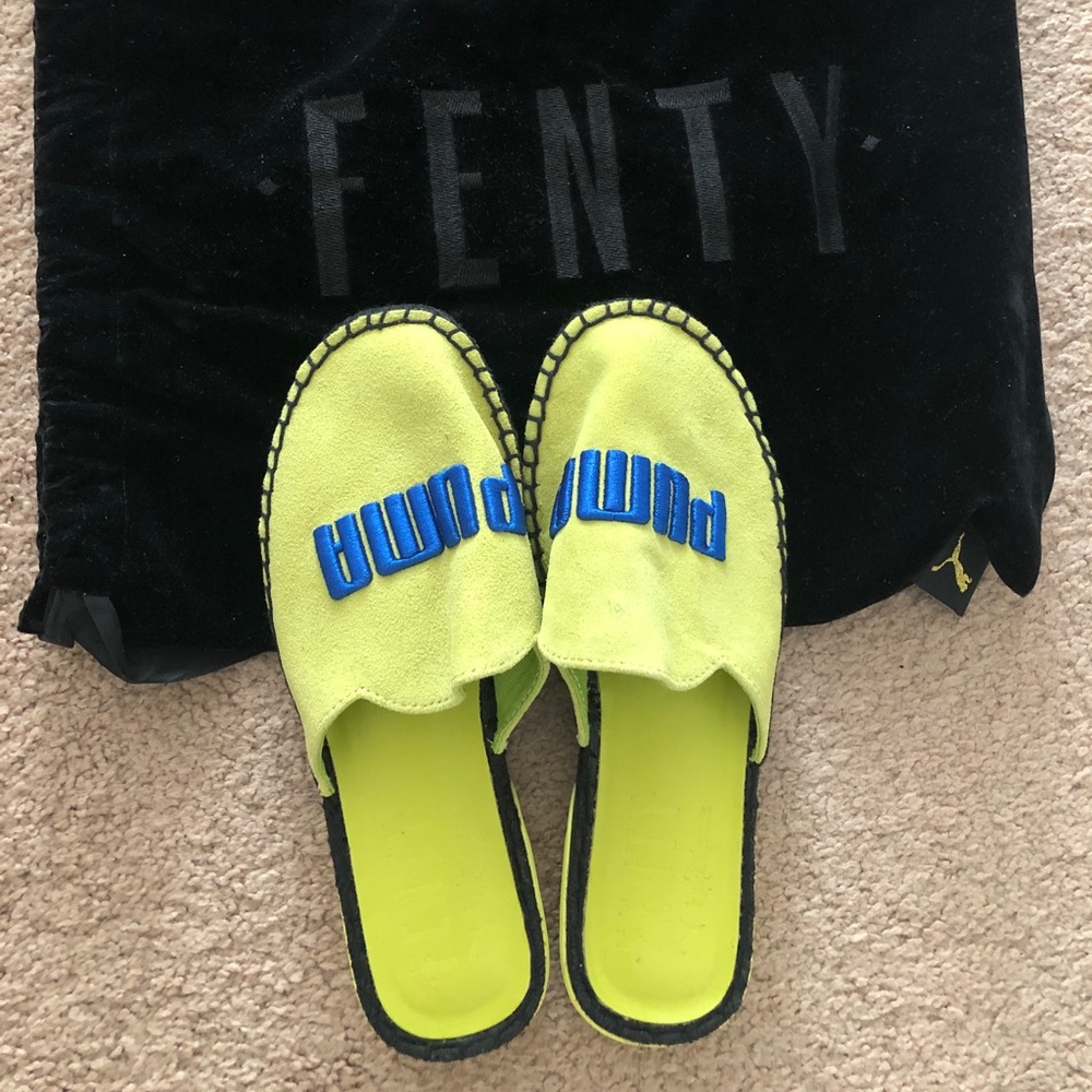 Puma X Fenty Women ESPADRILLE RIHANNA SLIPPERS SLIDES loafer